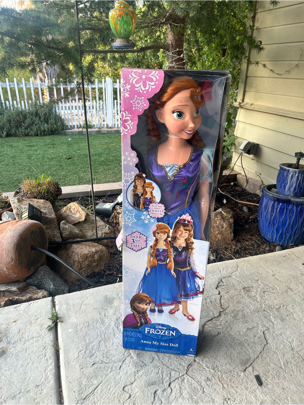 Disney Frozen Anna Doll Full Size Rare